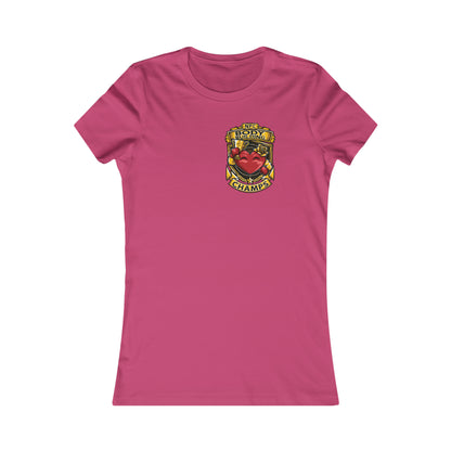 NPC BODY BUILDING CHAMPS! (Small Front Logo) - Women's Favorite Tee (Bella+Canvas)