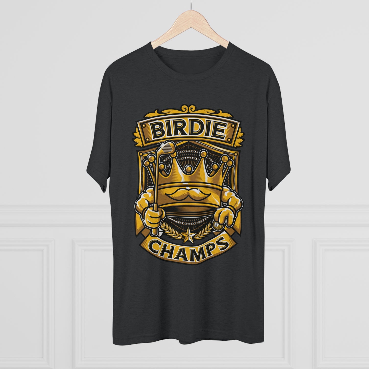 BIRDIE CHAMPS  - PREMIUM SOFT - Unisex Tri-Blend Crew Tee (Next Level 6010)