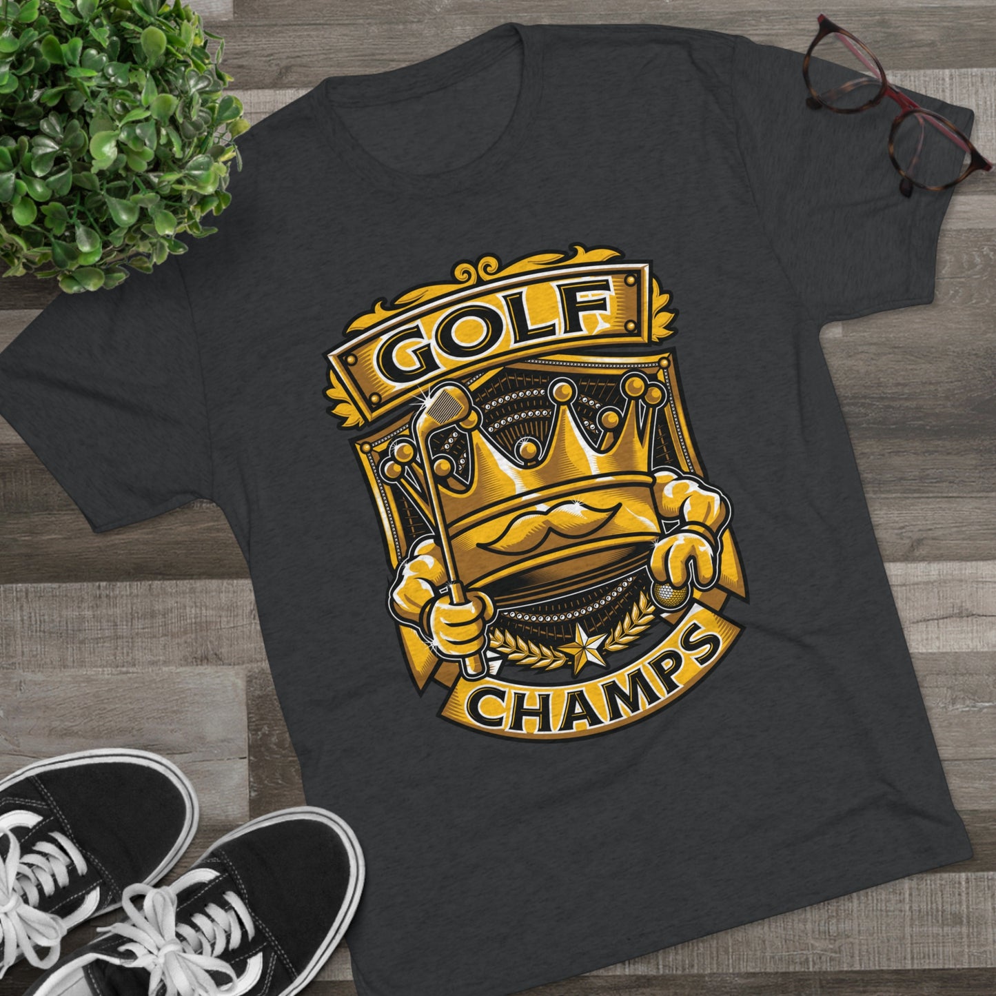 GOLF CHAMPS  - PREMIUM SOFT - Unisex Tri-Blend Crew Tee (Next Level 6010)