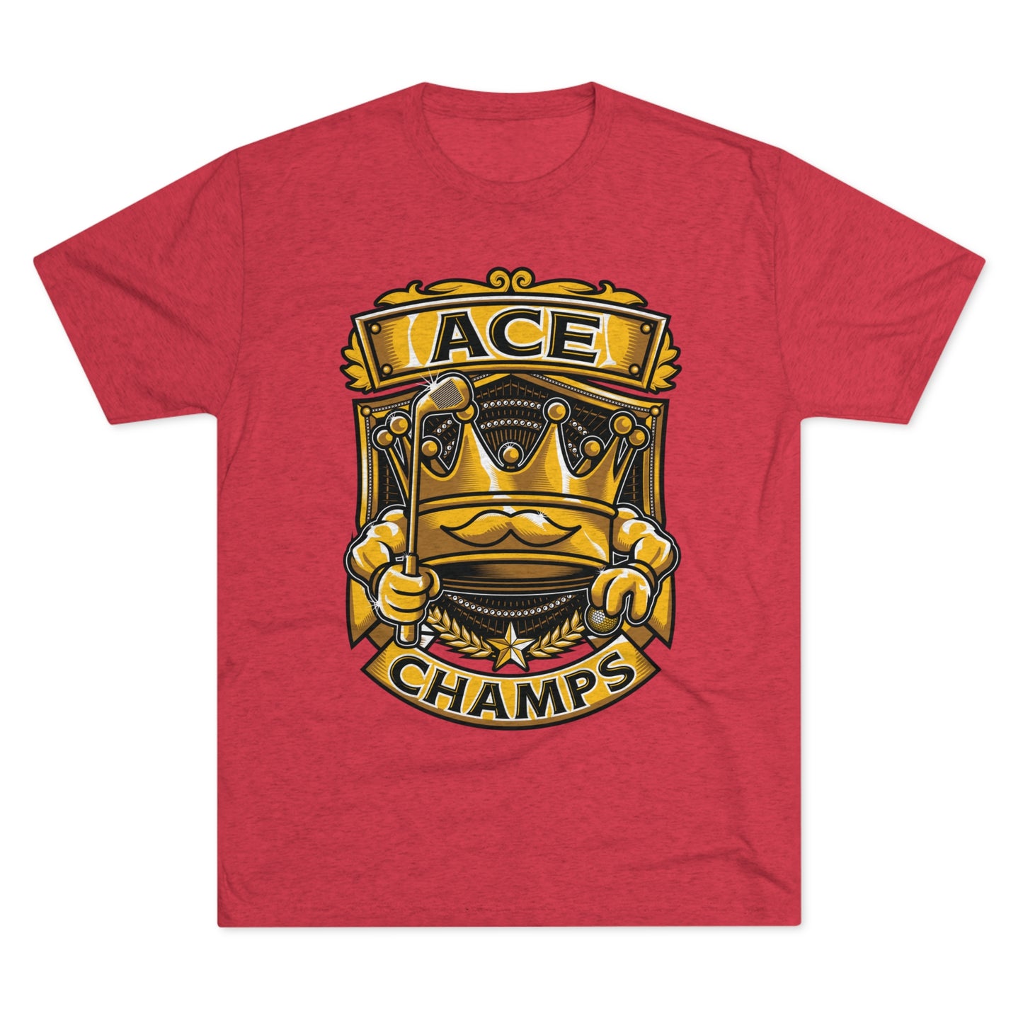 ACE CHAMPS  - PREMIUM SOFT - Unisex Tri-Blend Crew Tee (Next Level 6010)