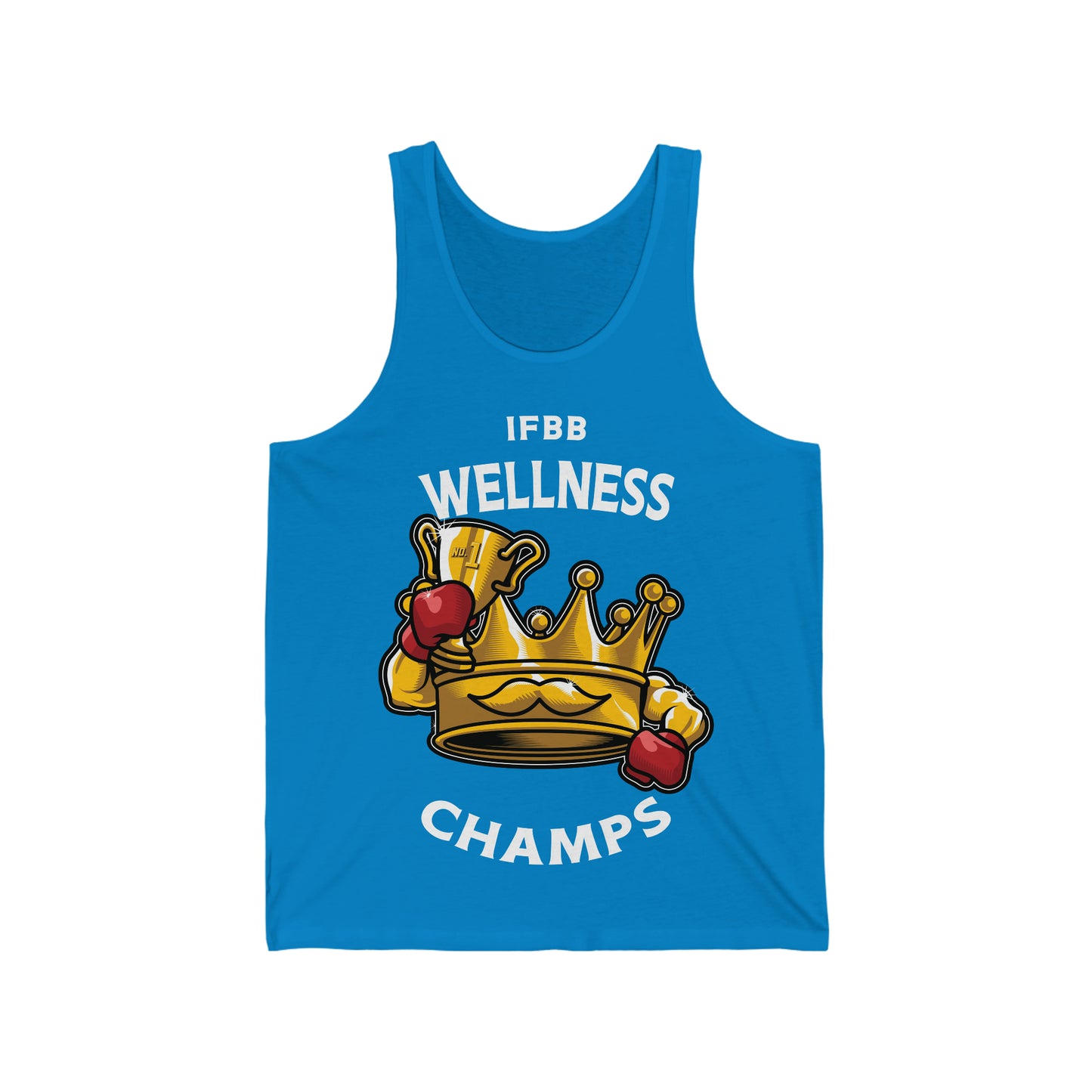 IFBB WELNESS CHAMPS (v2) - PREMIUM SOFT - Unisex Jersey Tank (Bella+Canvas 3480)