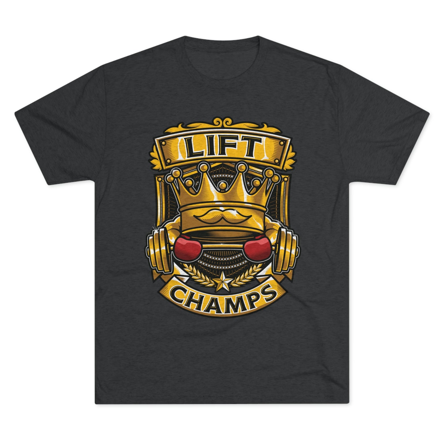 LIFT CHAMPS - PREMIUM SOFT - Unisex Tri-Blend Crew Tee (Next Level 6010)