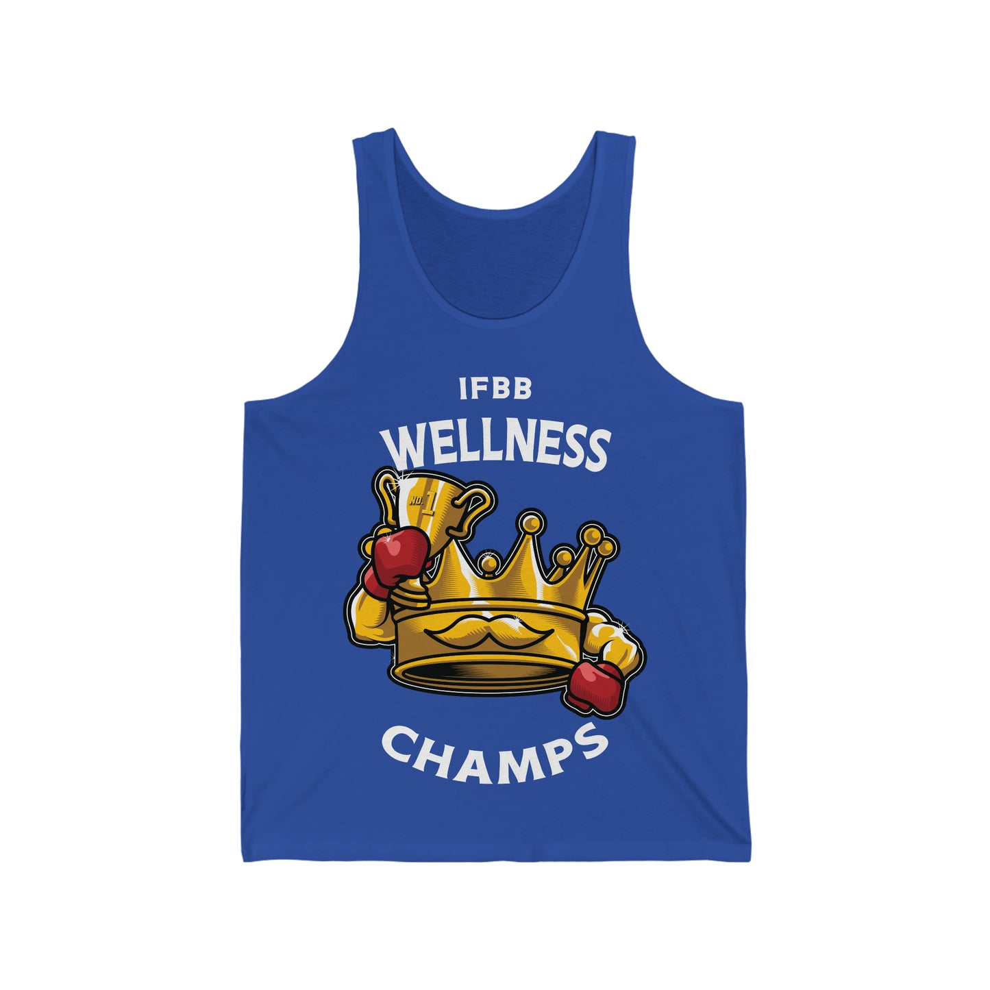 IFBB WELNESS CHAMPS (v2) - PREMIUM SOFT - Unisex Jersey Tank (Bella+Canvas 3480)