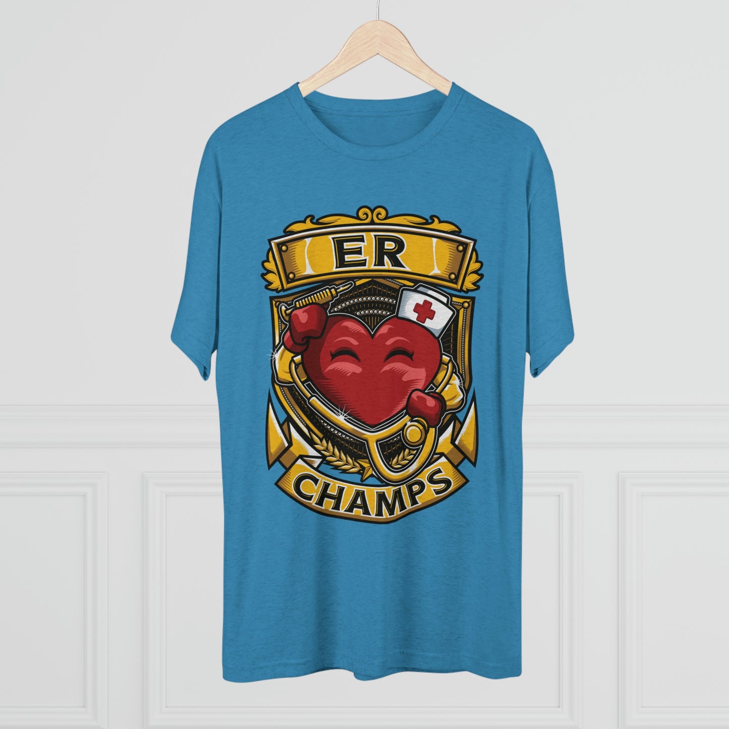 ER CHAMPS - PREMIUM SOFT - Unisex Tri-Blend Crew Tee (Next Level 6010)