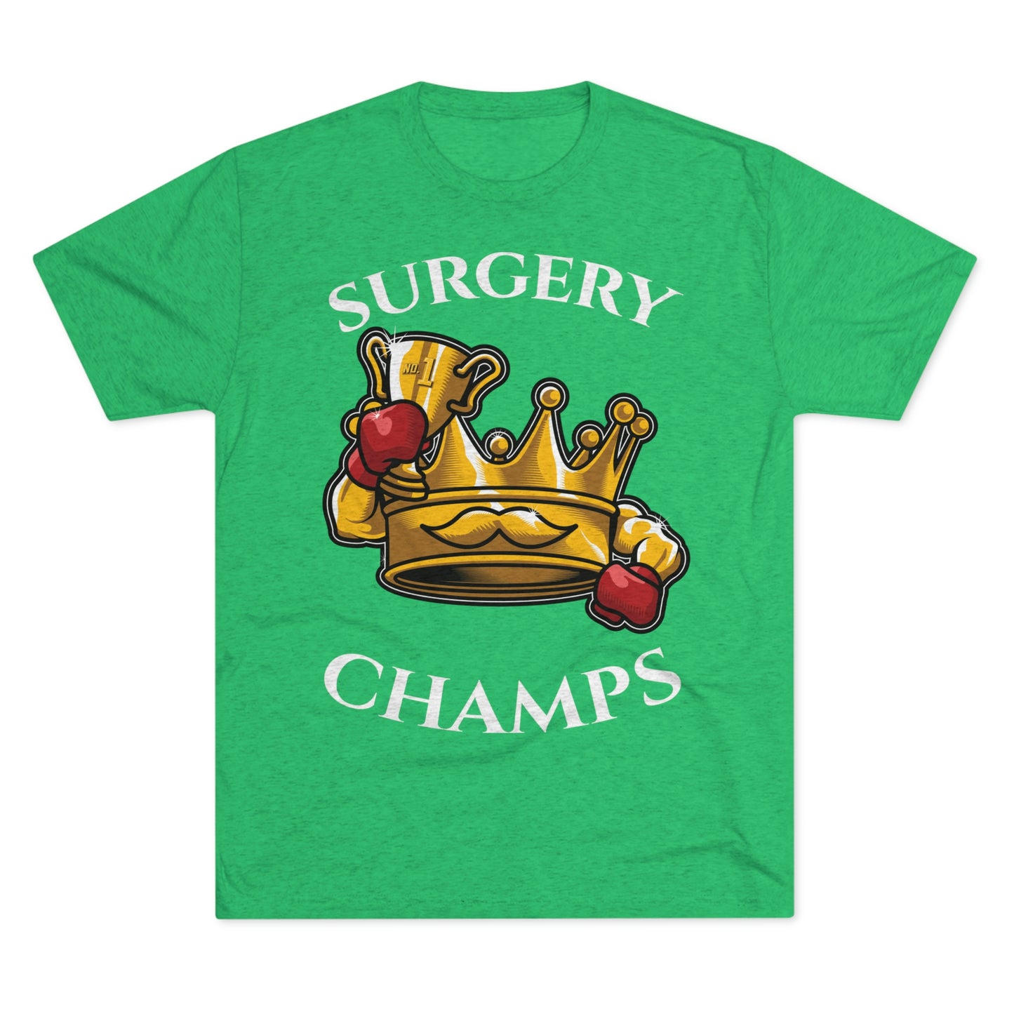 SURGERY CHAMPS (Alternate Logo) - PREMIUM SOFT - Unisex Tri-Blend Crew Tee (Next Level 6010)