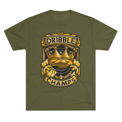DRIBBLE CHAMPS - PREMIUM SOFT - Unisex Tri-Blend Crew Tee (Next Level 6010)