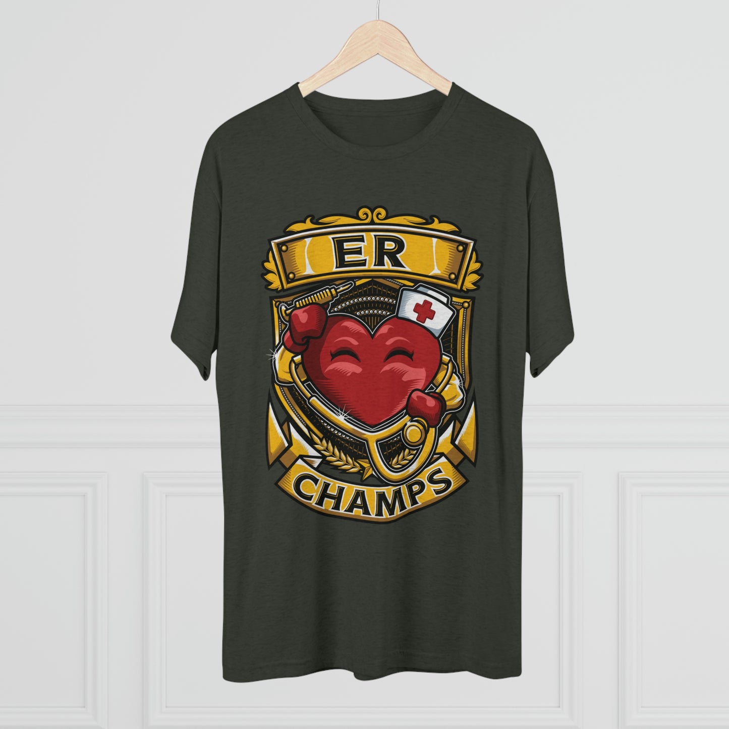 ER CHAMPS - PREMIUM SOFT - Unisex Tri-Blend Crew Tee (Next Level 6010)