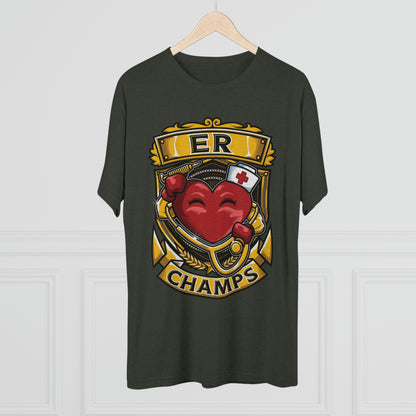 ER CHAMPS - PREMIUM SOFT - Unisex Tri-Blend Crew Tee (Next Level 6010)
