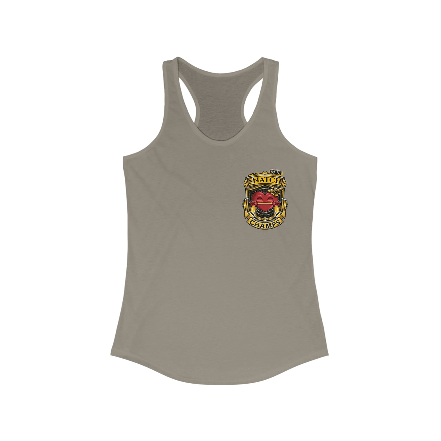 SNATCH CHAMPS (Small Logo) - Women's Ideal Racerback Tank