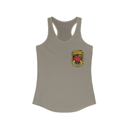 SNATCH CHAMPS (Small Logo) - Women's Ideal Racerback Tank