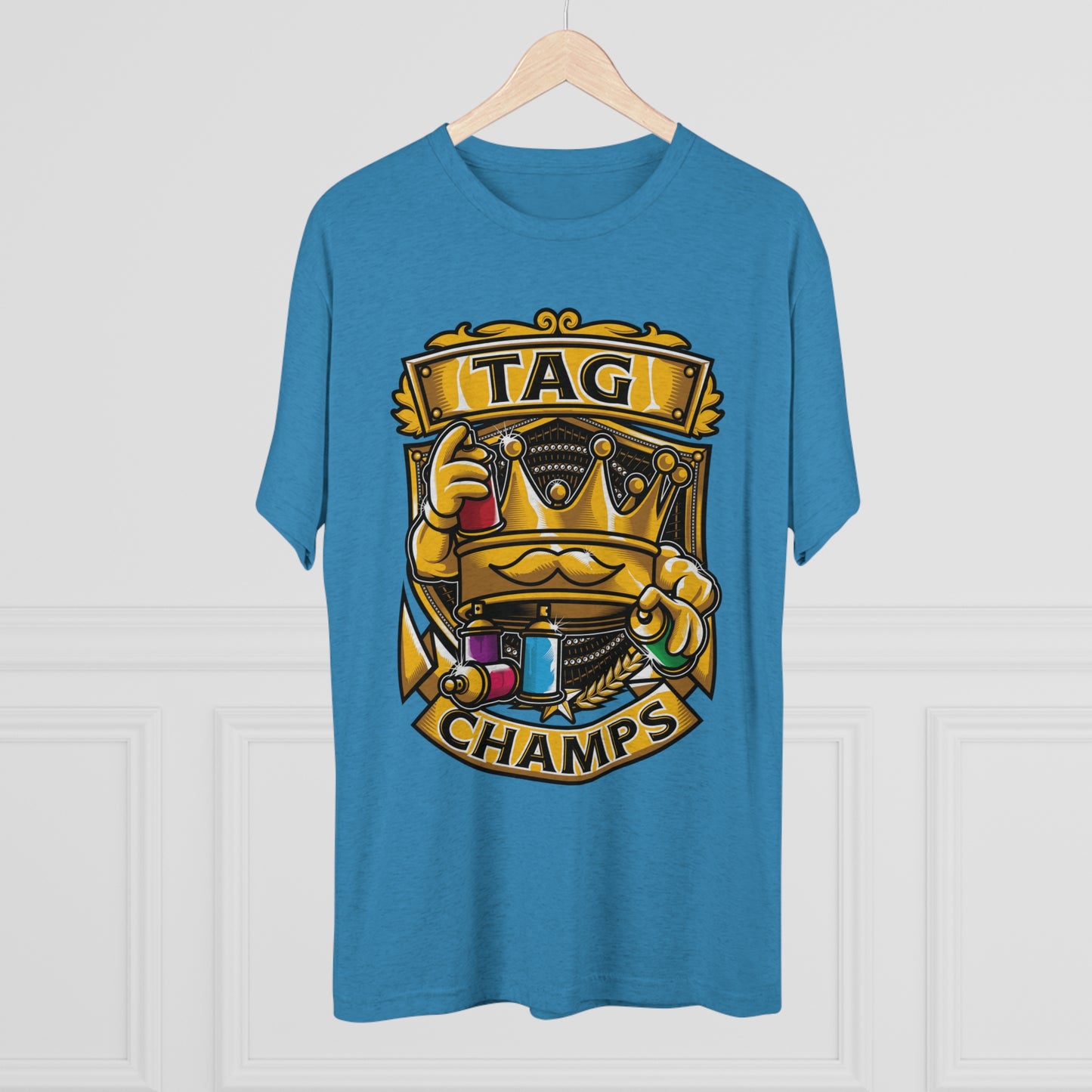 TAG CHAMPS  - PREMIUM SOFT - Unisex Tri-Blend Crew Tee (Next Level 6010)