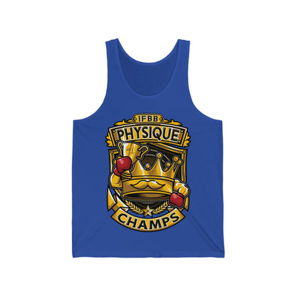 IFBB PHYSIQUE CHAMPS - PREMIUM SOFT - Unisex Jersey Tank (Bella+Canvas 3480)