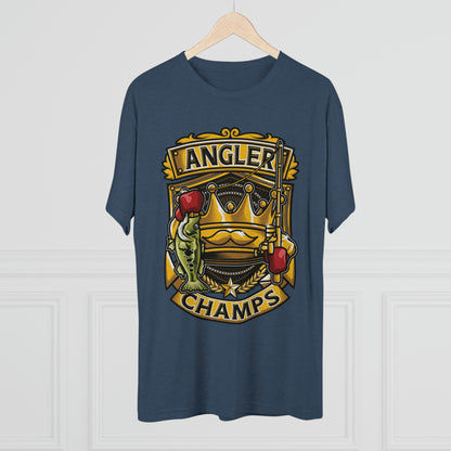 ANGLER CHAMPS - PREMIUM SOFT - Unisex Tri-Blend Crew Tee (Next Level 6010)