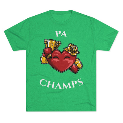 PA CHAMPS (Alternate Logo) - PREMIUM SOFT - Unisex Tri-Blend Crew Tee (Next Level 6010)