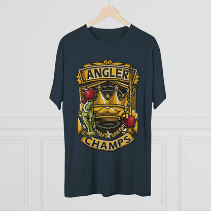 ANGLER CHAMPS - PREMIUM SOFT - Unisex Tri-Blend Crew Tee (Next Level 6010)