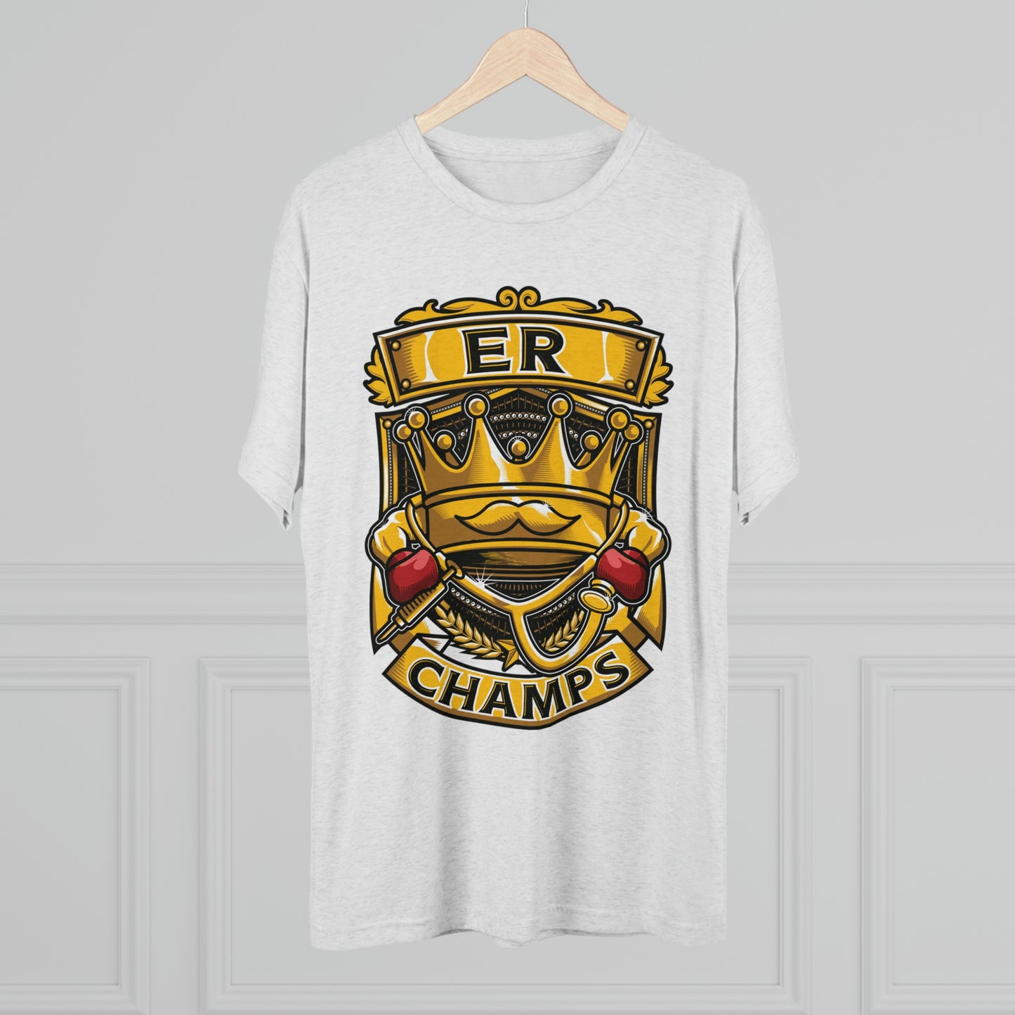 ER CHAMPS - PREMIUM SOFT - Unisex Tri-Blend Crew Tee (Next Level 6010)