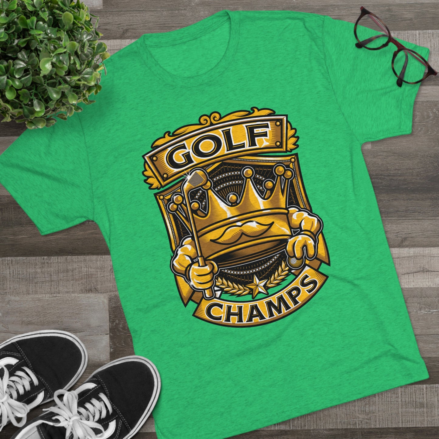 GOLF CHAMPS  - PREMIUM SOFT - Unisex Tri-Blend Crew Tee (Next Level 6010)
