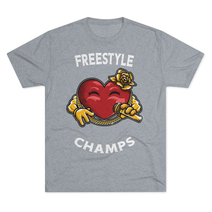 FREESTYLE CHAMPS  - PREMIUM SOFT - Unisex Tri-Blend Crew Tee (Next Level 6010)