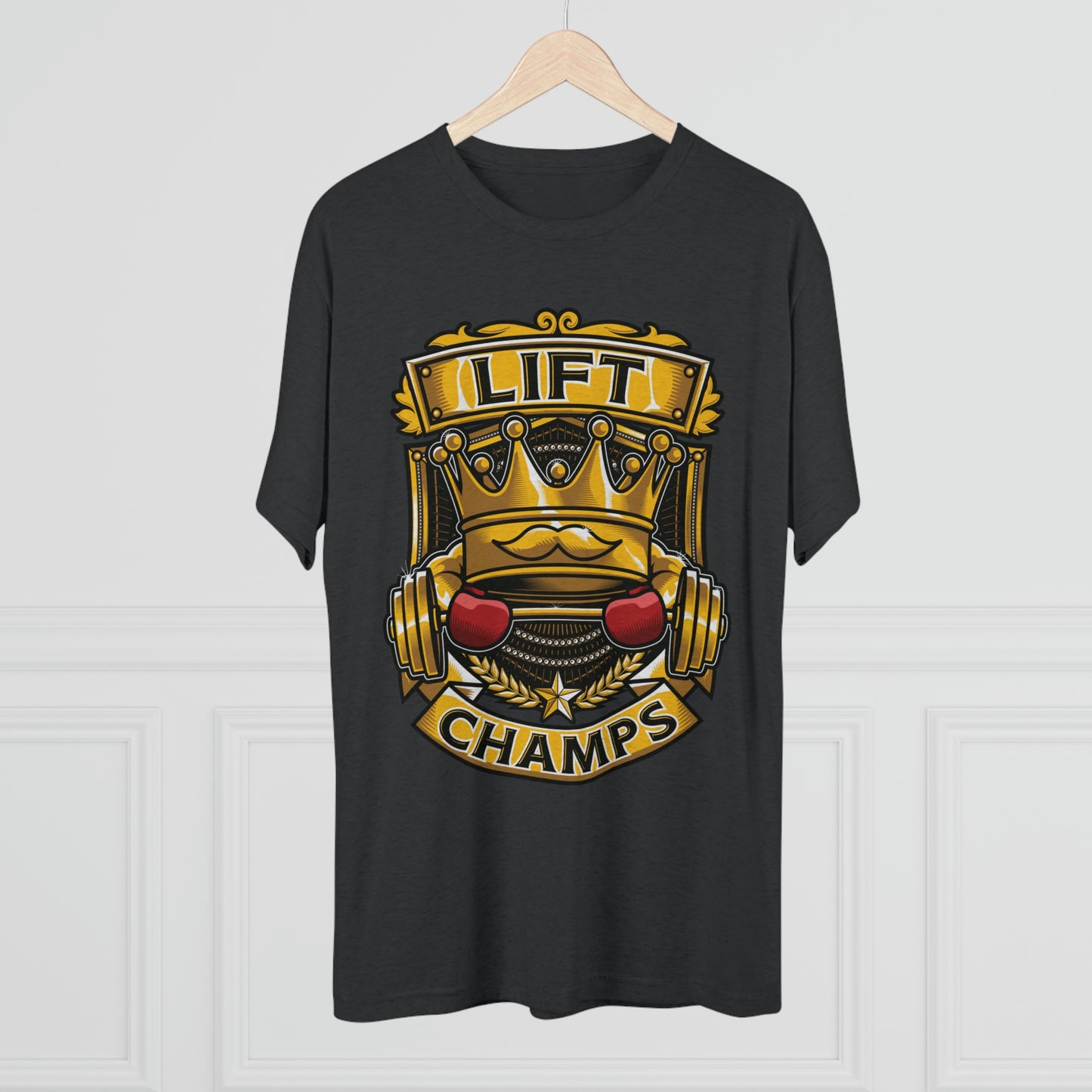 LIFT CHAMPS - PREMIUM SOFT - Unisex Tri-Blend Crew Tee (Next Level 6010)