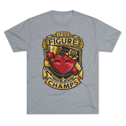 IFBB FIGURE CHAMPS  - PREMIUM SOFT - Unisex Tri-Blend Crew Tee (Next Level 6010)