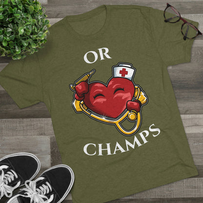 OR CHAMPS - PREMIUM SOFT - Unisex Tri-Blend Crew Tee (Next Level 6010)