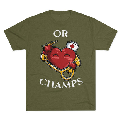 OR CHAMPS - PREMIUM SOFT - Unisex Tri-Blend Crew Tee (Next Level 6010)