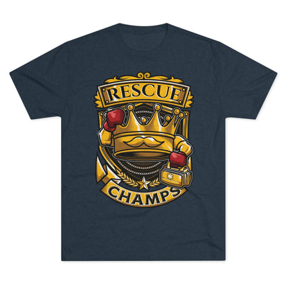 RESCUE CHAMPS  - PREMIUM SOFT - Unisex Tri-Blend Crew Tee (Next Level 6010)