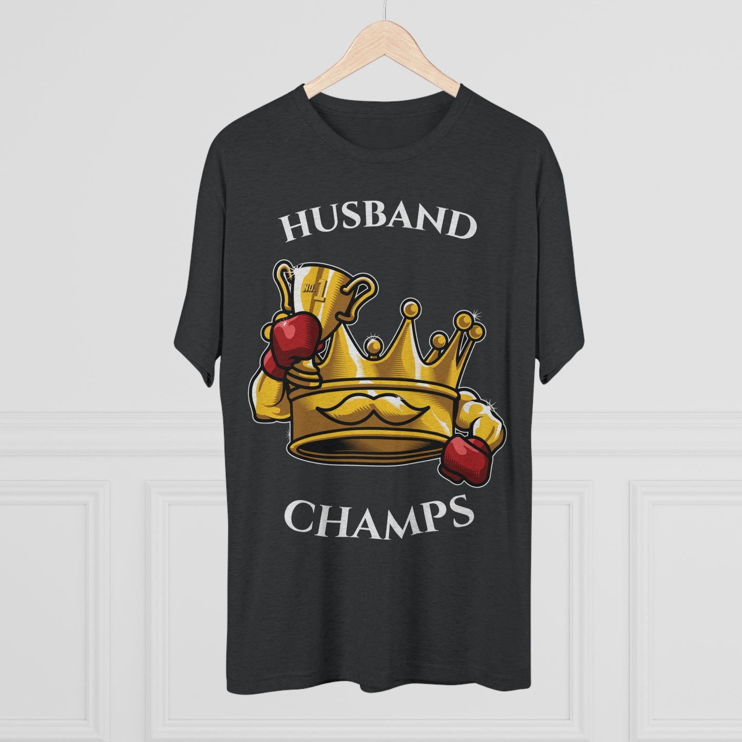 HUSBAND CHAMPS  - PREMIUM SOFT - Unisex Tri-Blend Crew Tee (Next Level 6010)