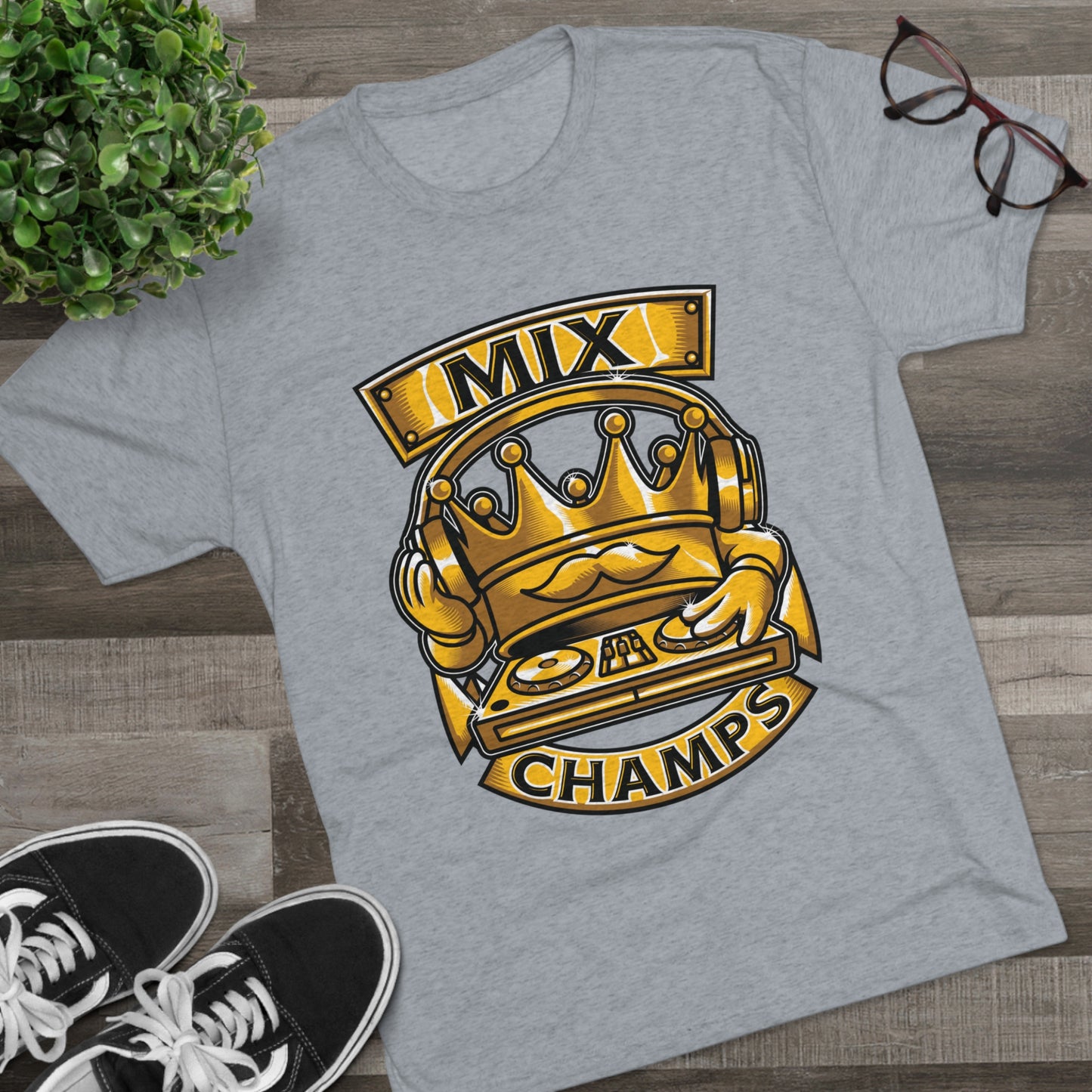 MIX CHAMPS  - PREMIUM SOFT - Unisex Tri-Blend Crew Tee (Next Level 6010)