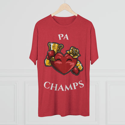 PA CHAMPS (Alternate Logo) - PREMIUM SOFT - Unisex Tri-Blend Crew Tee (Next Level 6010)