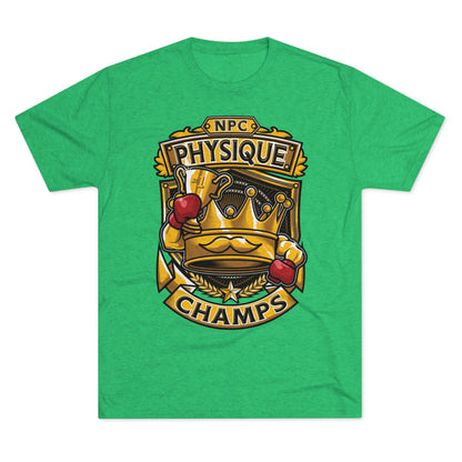 NPC PHYSIQUE CHAMPS  - PREMIUM SOFT - Unisex Tri-Blend Crew Tee (Next Level 6010)