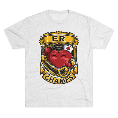 ER CHAMPS - PREMIUM SOFT - Unisex Tri-Blend Crew Tee (Next Level 6010)