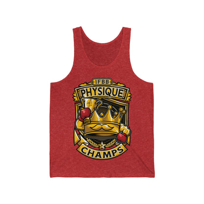IFBB PHYSIQUE CHAMPS - PREMIUM SOFT - Unisex Jersey Tank (Bella+Canvas 3480)