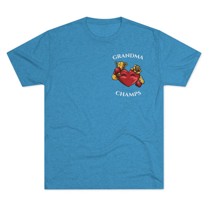 GRANDMA CHAMPS  - PREMIUM SOFT - Unisex Tri-Blend Crew Tee (Next Level 6010)