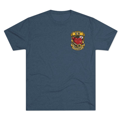 ER CHAMPS (Small Logo) - PREMIUM SOFT - Unisex Tri-Blend Crew Tee (Next Level 6010)