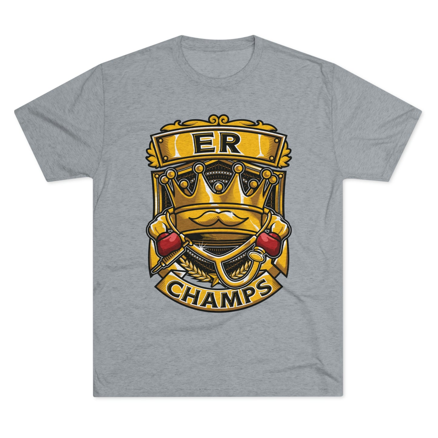 ER CHAMPS - PREMIUM SOFT - Unisex Tri-Blend Crew Tee (Next Level 6010)