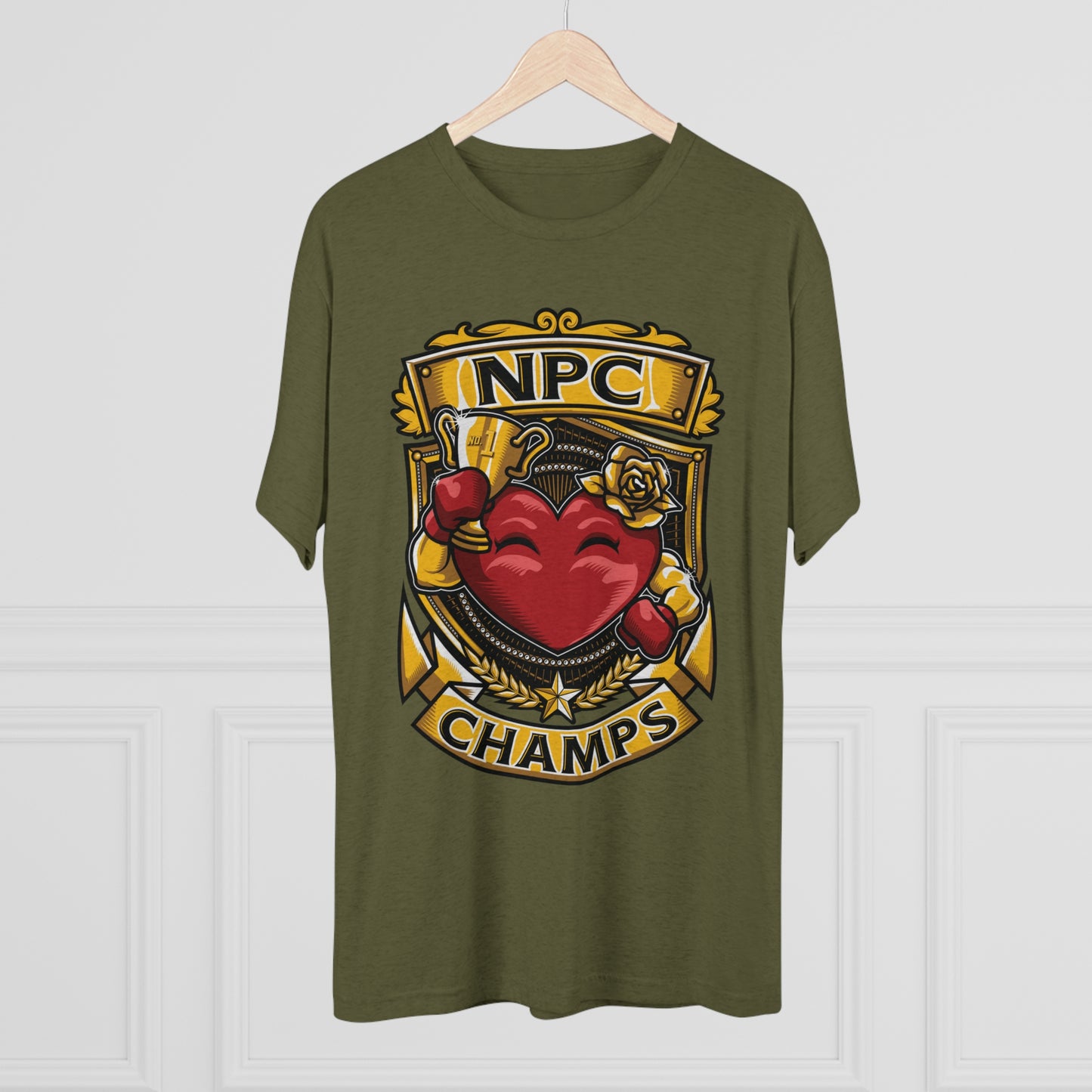 NPC CHAMPS  - PREMIUM SOFT - Unisex Tri-Blend Crew Tee (Next Level 6010)