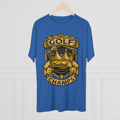 GOLF CHAMPS  - PREMIUM SOFT - Unisex Tri-Blend Crew Tee (Next Level 6010)