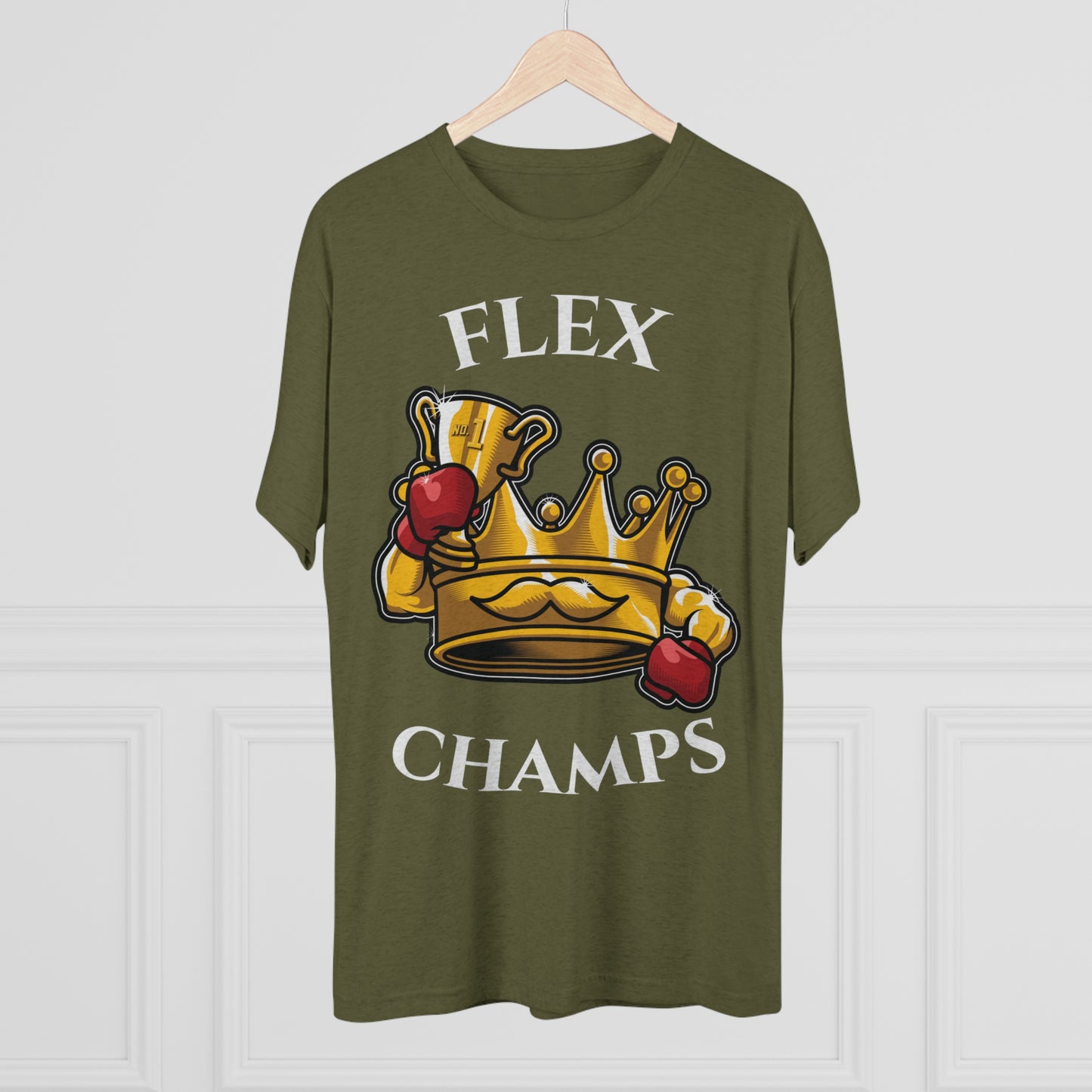 FLEX CHAMPS - PREMIUM SOFT - Unisex Tri-Blend Crew Tee (Next Level 6010)