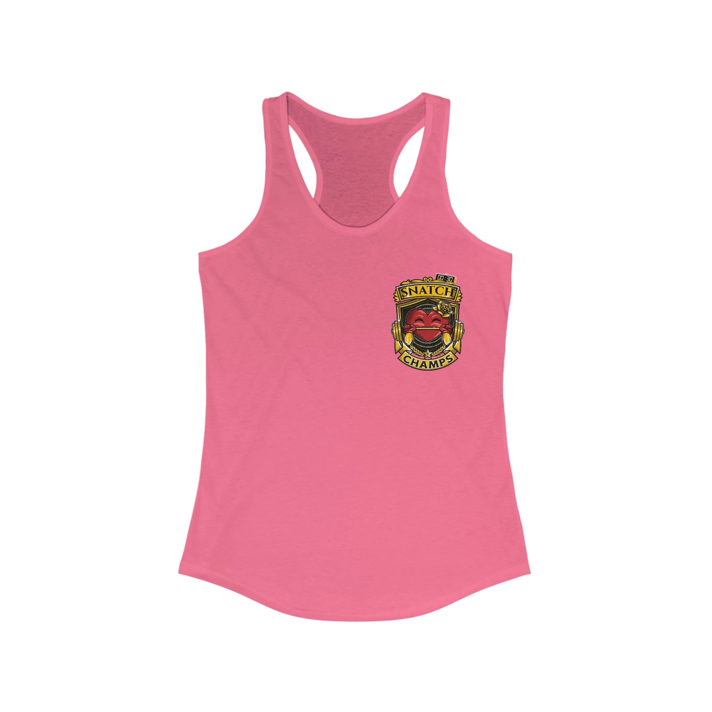 SNATCH CHAMPS (Small Logo) - Women's Ideal Racerback Tank