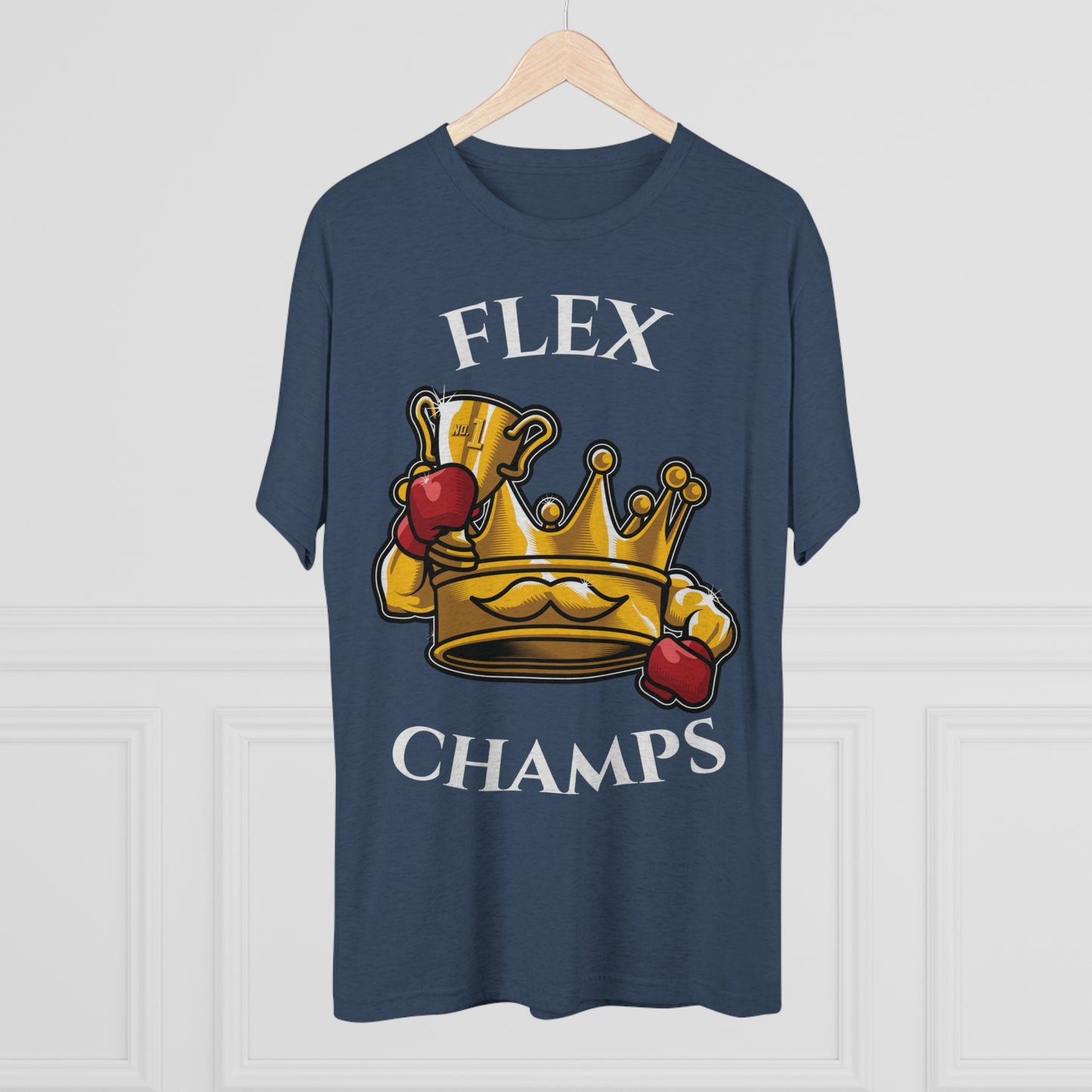 FLEX CHAMPS - PREMIUM SOFT - Unisex Tri-Blend Crew Tee (Next Level 6010)