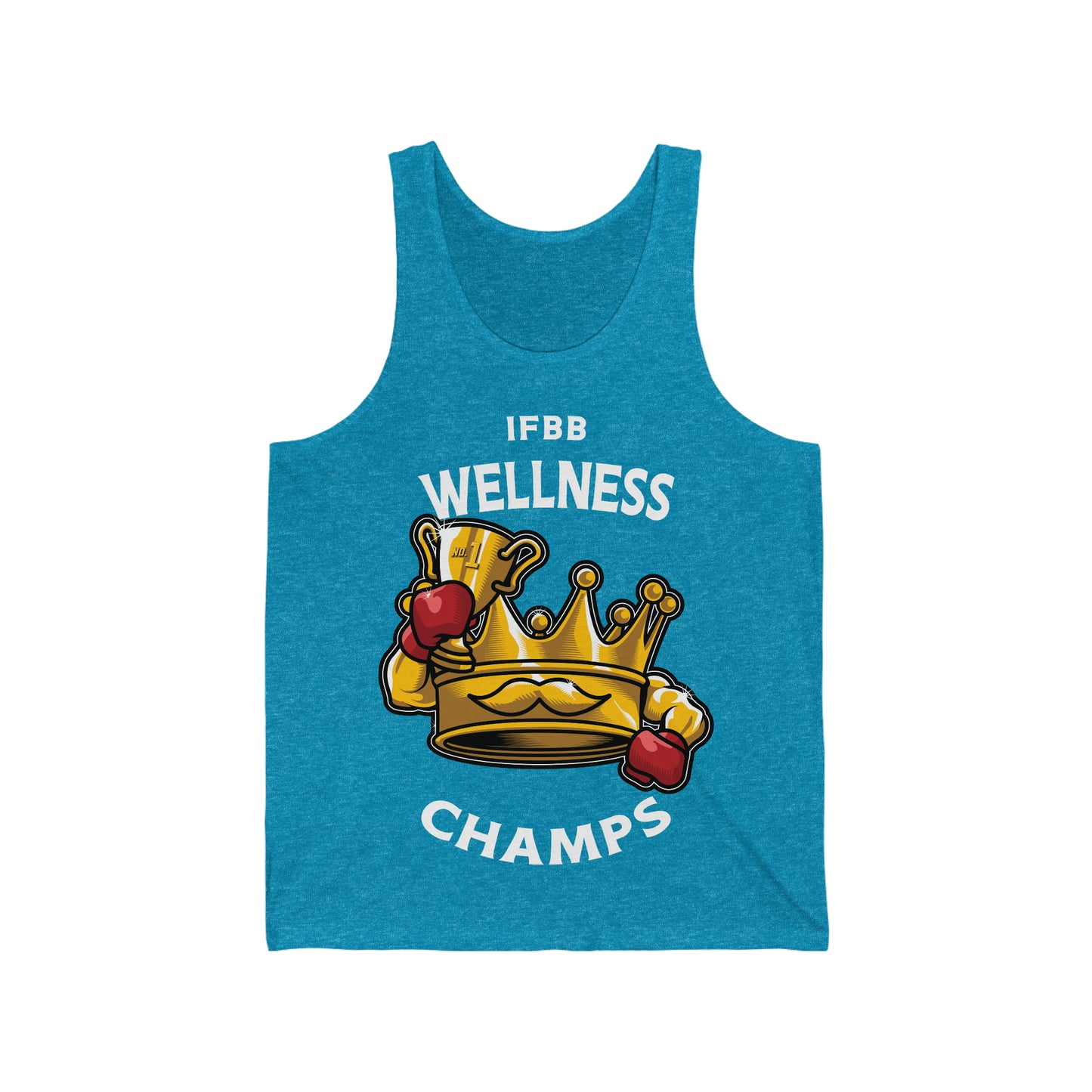 IFBB WELNESS CHAMPS (v2) - PREMIUM SOFT - Unisex Jersey Tank (Bella+Canvas 3480)