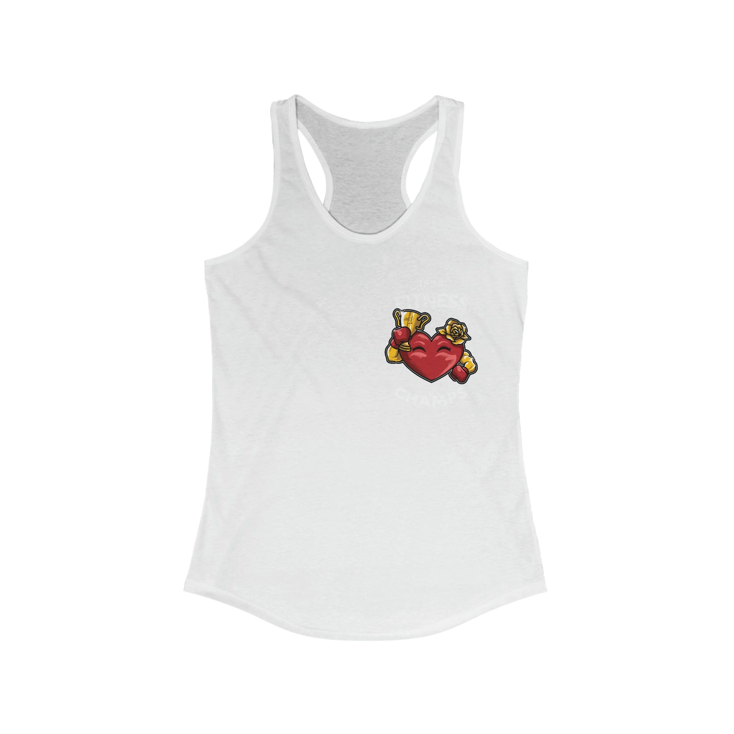 IFBB FITNESS CHAMPS (Small Logo) - Women's Ideal Racerback Tank