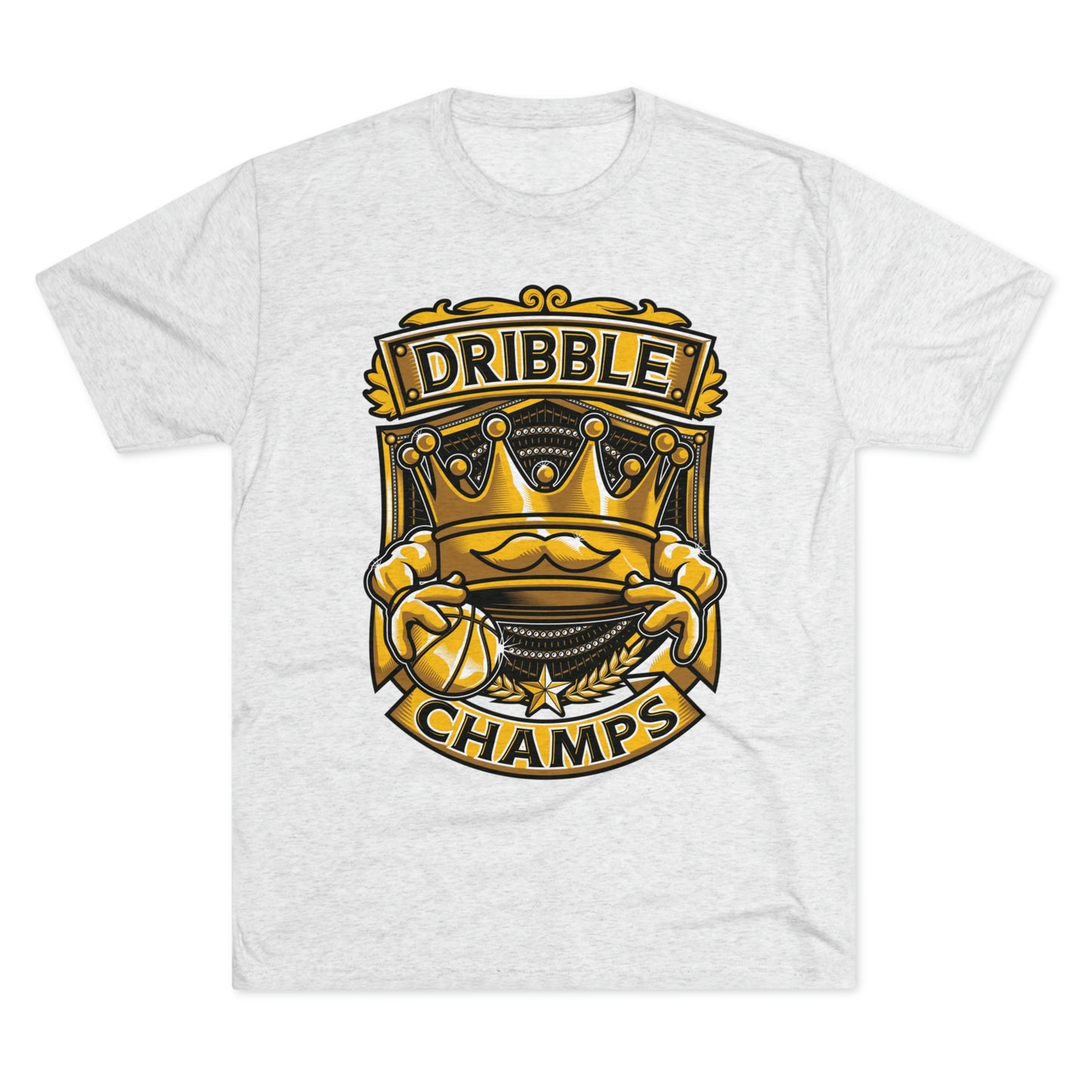 DRIBBLE CHAMPS - PREMIUM SOFT - Unisex Tri-Blend Crew Tee (Next Level 6010)
