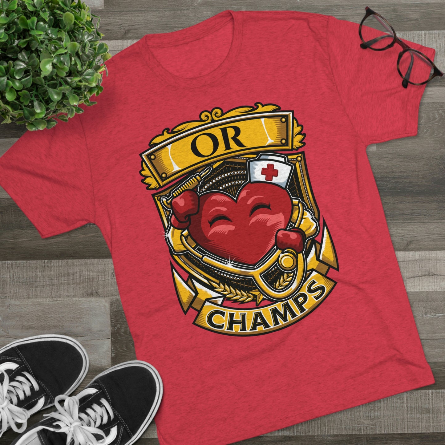 OR CHAMPS  - PREMIUM SOFT - Unisex Tri-Blend Crew Tee (Next Level 6010)