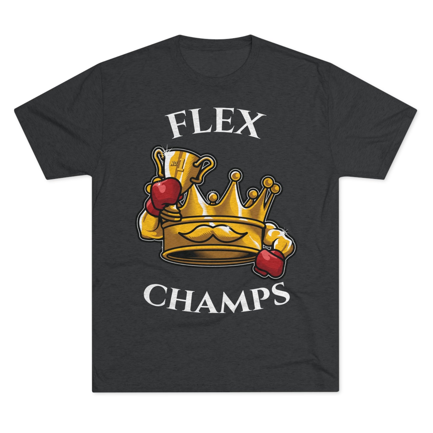 FLEX CHAMPS - PREMIUM SOFT - Unisex Tri-Blend Crew Tee (Next Level 6010)