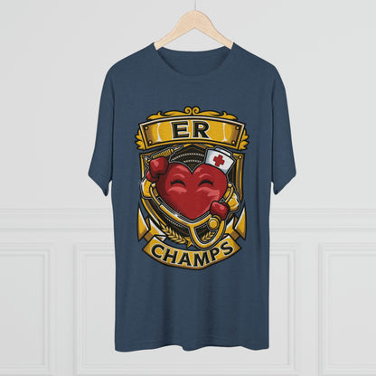 ER CHAMPS - PREMIUM SOFT - Unisex Tri-Blend Crew Tee (Next Level 6010)