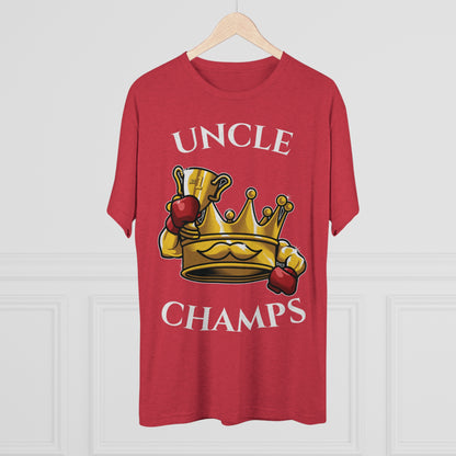 UNCLE CHAMPS  - PREMIUM SOFT - Unisex Tri-Blend Crew Tee (Next Level 6010)