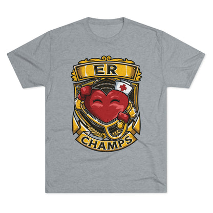 ER CHAMPS - PREMIUM SOFT - Unisex Tri-Blend Crew Tee (Next Level 6010)