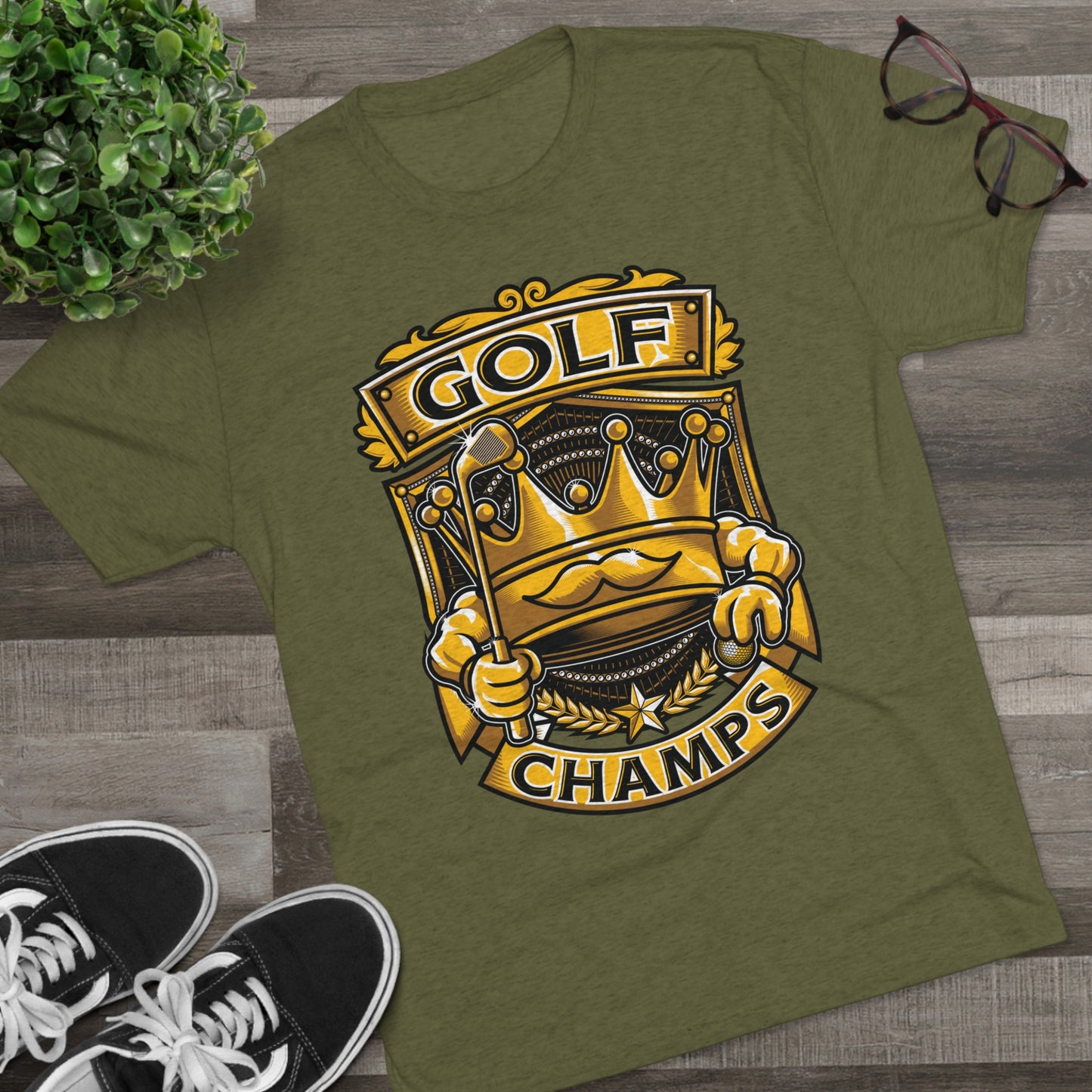 GOLF CHAMPS  - PREMIUM SOFT - Unisex Tri-Blend Crew Tee (Next Level 6010)